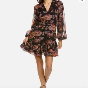 Ted Baker PIARA Ruffle Asymmetric Mini Dress $285 NWT